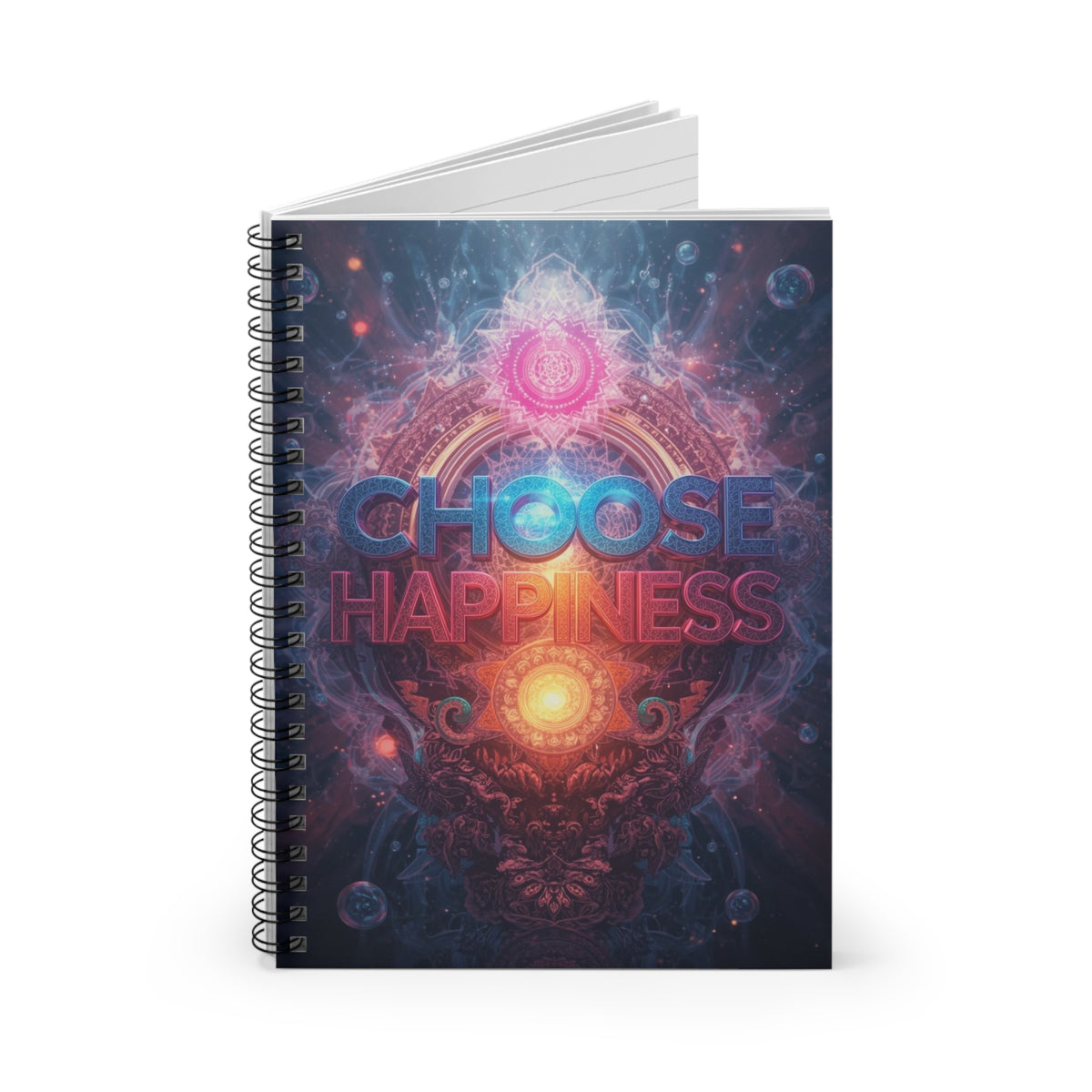Choose Happiness Spiral Notebook Ruled Journal for Positivity & Daily Notes