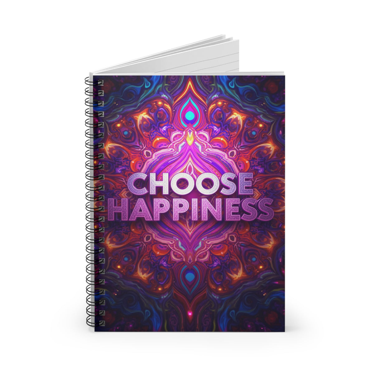 Choose Happiness Spiral Notebook Ruled Journal for Positivity & Daily Notes