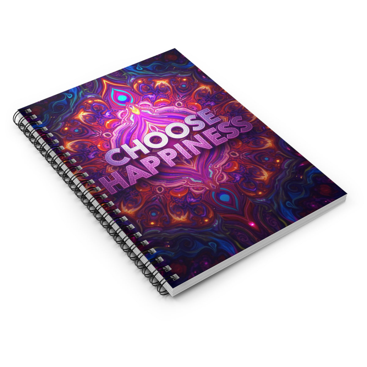 Choose Happiness Spiral Notebook Ruled Journal for Positivity & Daily Notes