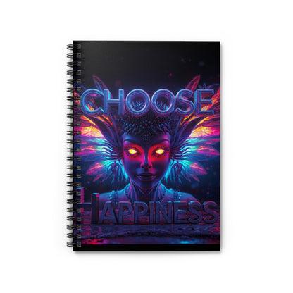 Choose Happiness Spiral Notebook