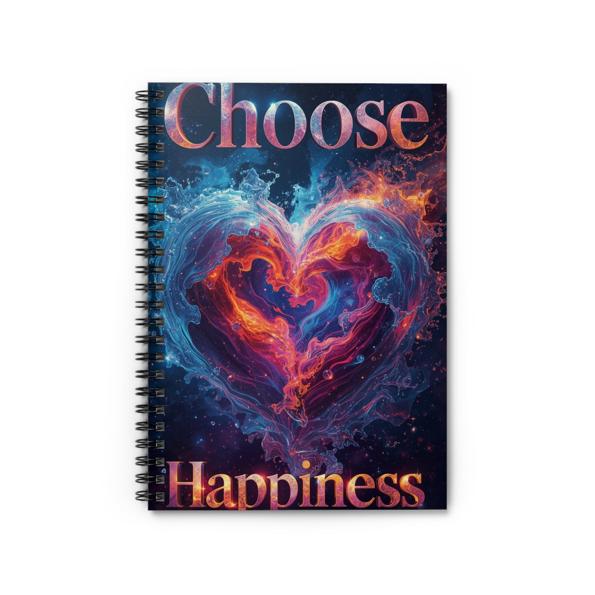 Choose Happiness Spiral Notebook