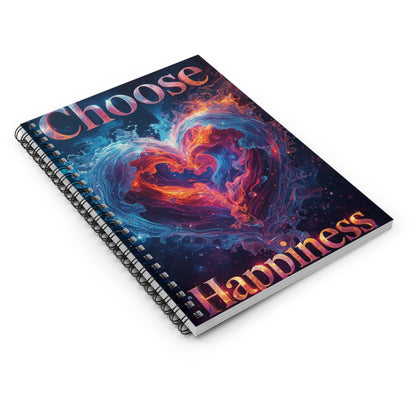 Choose Happiness Spiral Notebook
