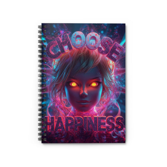 Choose Happiness Spiral Notebook