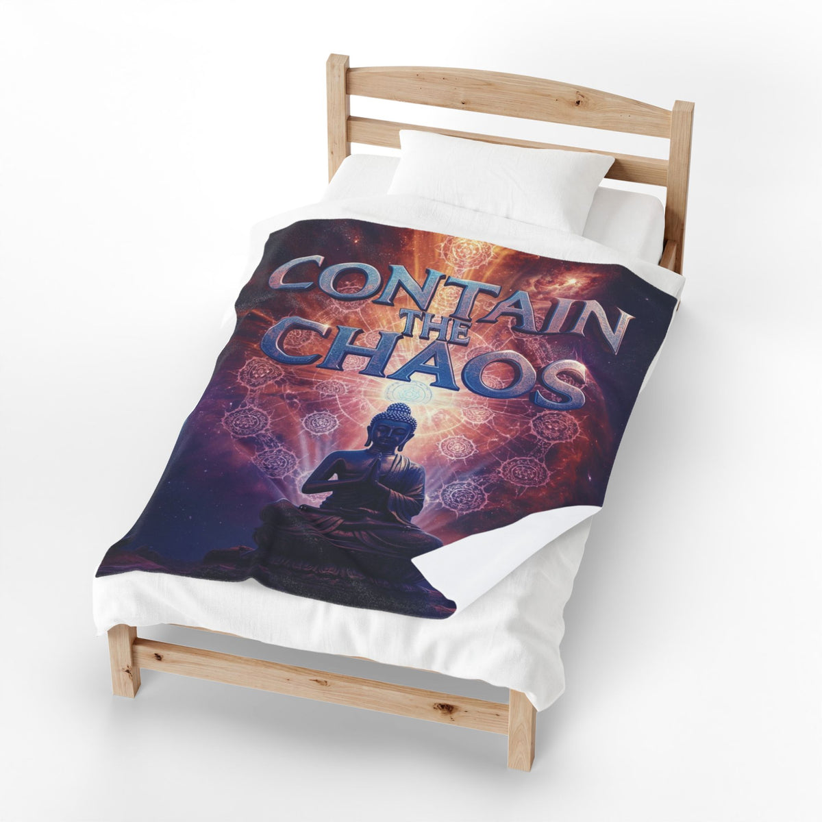 Contain the Chaos Velveteen Plush Blanket