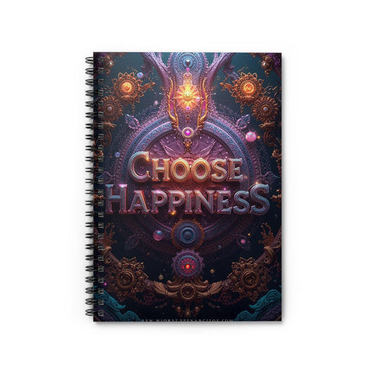 Choose Happiness Spiral Notebook Ruled Journal for Positivity & Daily Notes