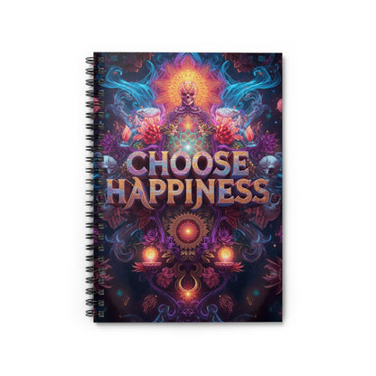 Choose Happiness Spiral Notebook