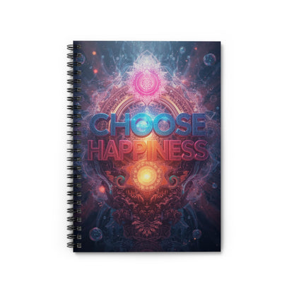 Choose Happiness Spiral Notebook Ruled Journal for Positivity & Daily Notes