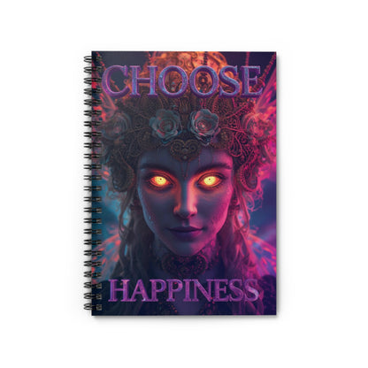 Choose Happiness Spiral Notebook