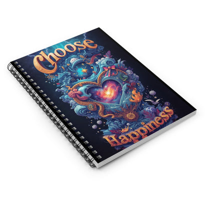 Choose Happiness Spiral Notebook