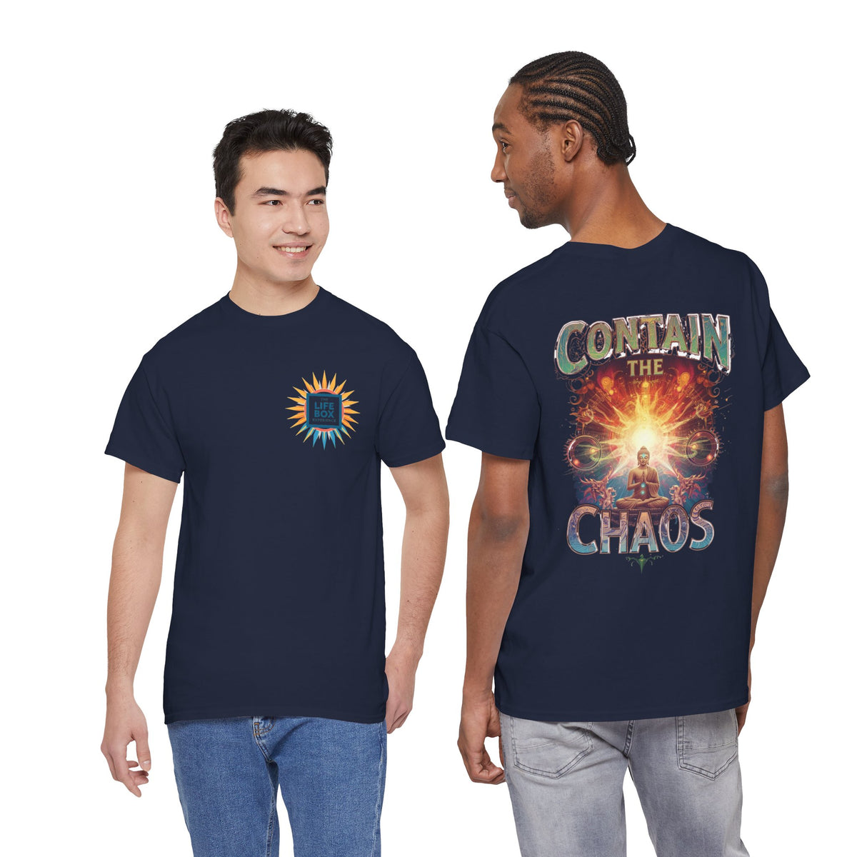 Contain The Chaos Unisex Tee, Positive Mindset Shirt