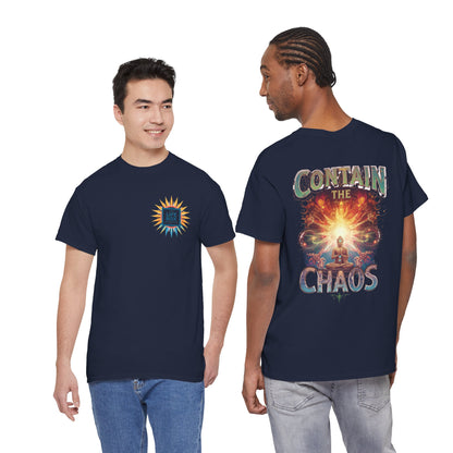Contain The Chaos Unisex Tee, Positive Mindset Shirt