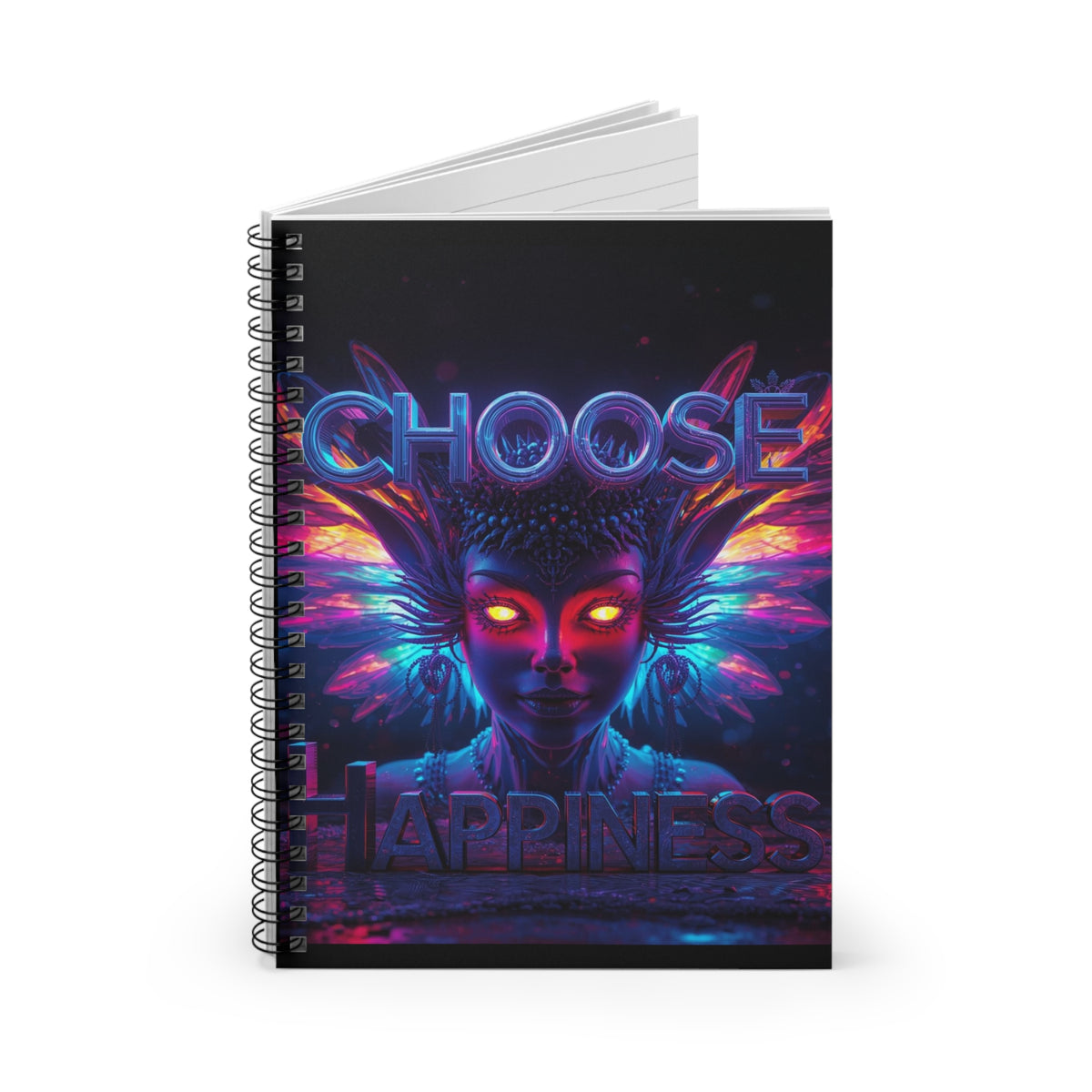 Choose Happiness Spiral Notebook