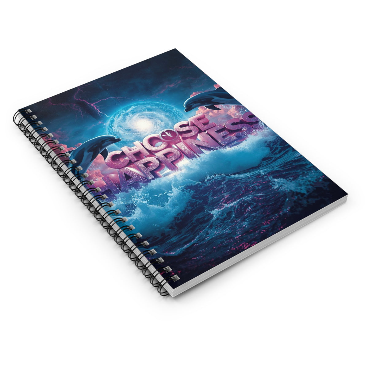 Choose Happiness Spiral Notebook
