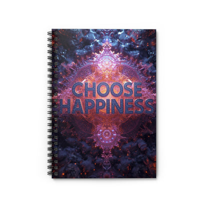 Choose Happiness Spiral Notebook Ruled Journal for Positivity & Daily Notes