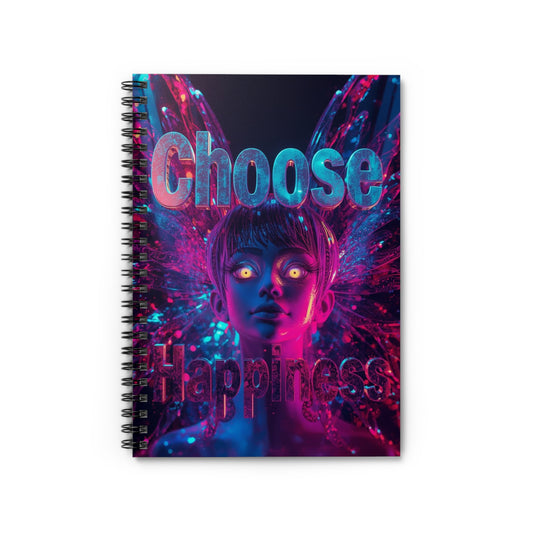 Choose Happiness Spiral Notebook
