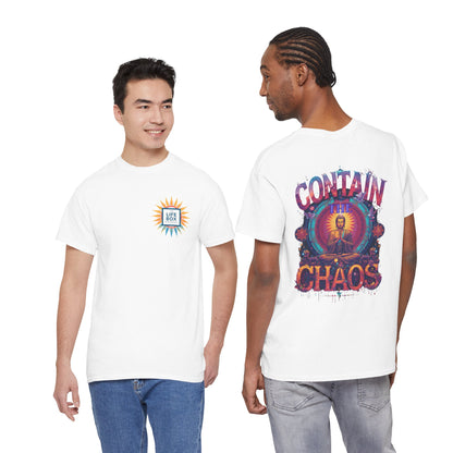 Contain The Chaos Unisex Tee, Positive Mindset Shirt