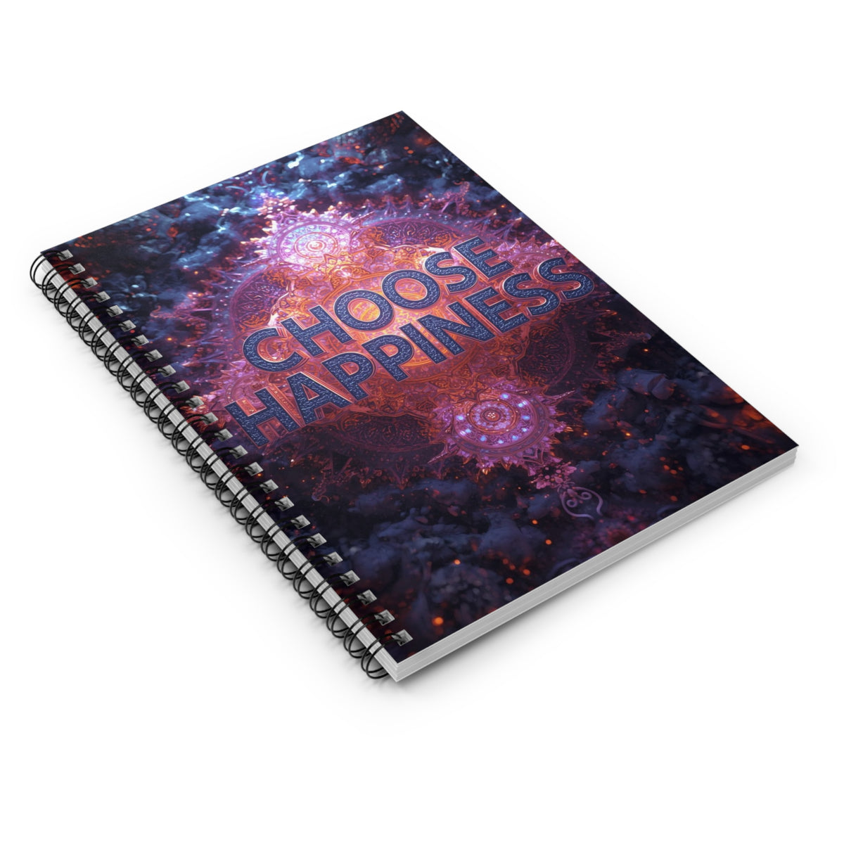 Choose Happiness Spiral Notebook Ruled Journal for Positivity & Daily Notes