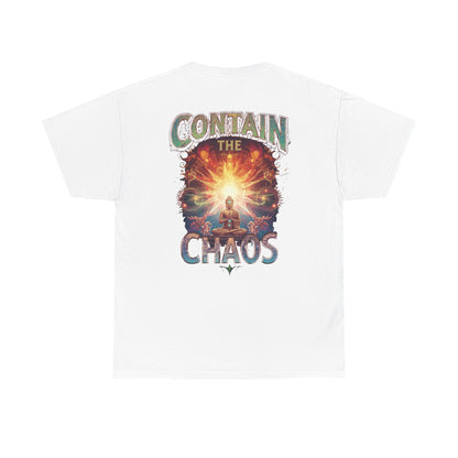 Contain The Chaos Unisex Tee, Positive Mindset Shirt
