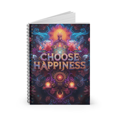 Choose Happiness Spiral Notebook