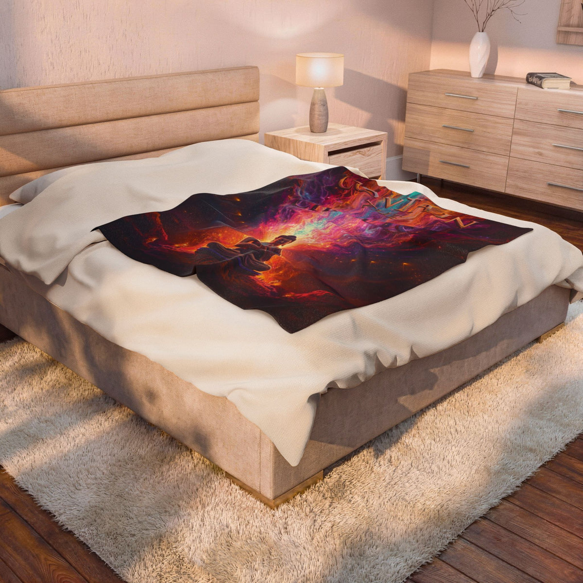 Contain the Chaos Velveteen Plush Blanket