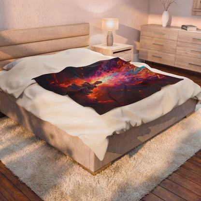 Contain the Chaos Velveteen Plush Blanket