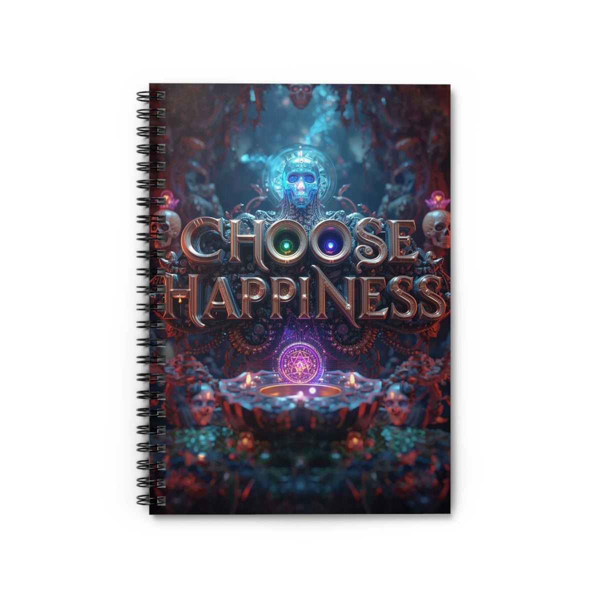 Choose Happiness Spiral Notebook Ruled Journal for Positivity & Daily Notes