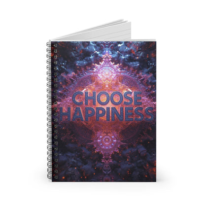 Choose Happiness Spiral Notebook Ruled Journal for Positivity & Daily Notes