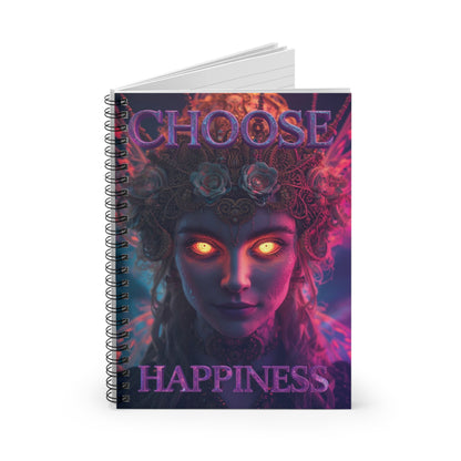 Choose Happiness Spiral Notebook