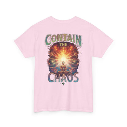 Contain The Chaos Unisex Tee, Positive Mindset Shirt