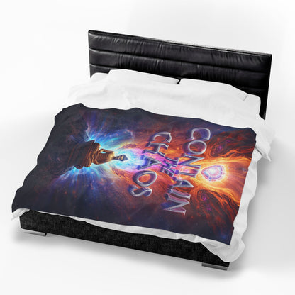 Contain the Chaos Velveteen Plush Blanket