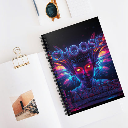 Choose Happiness Spiral Notebook