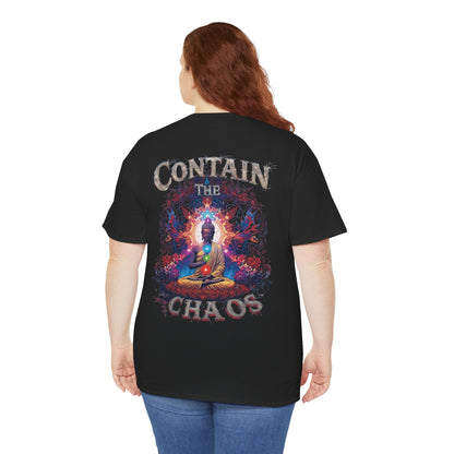 Contain The Chaos Unisex Tee, Positive Mindset Shirt