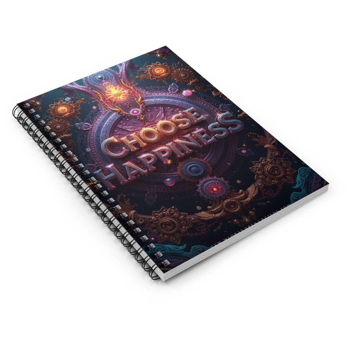 Choose Happiness Spiral Notebook Ruled Journal for Positivity & Daily Notes