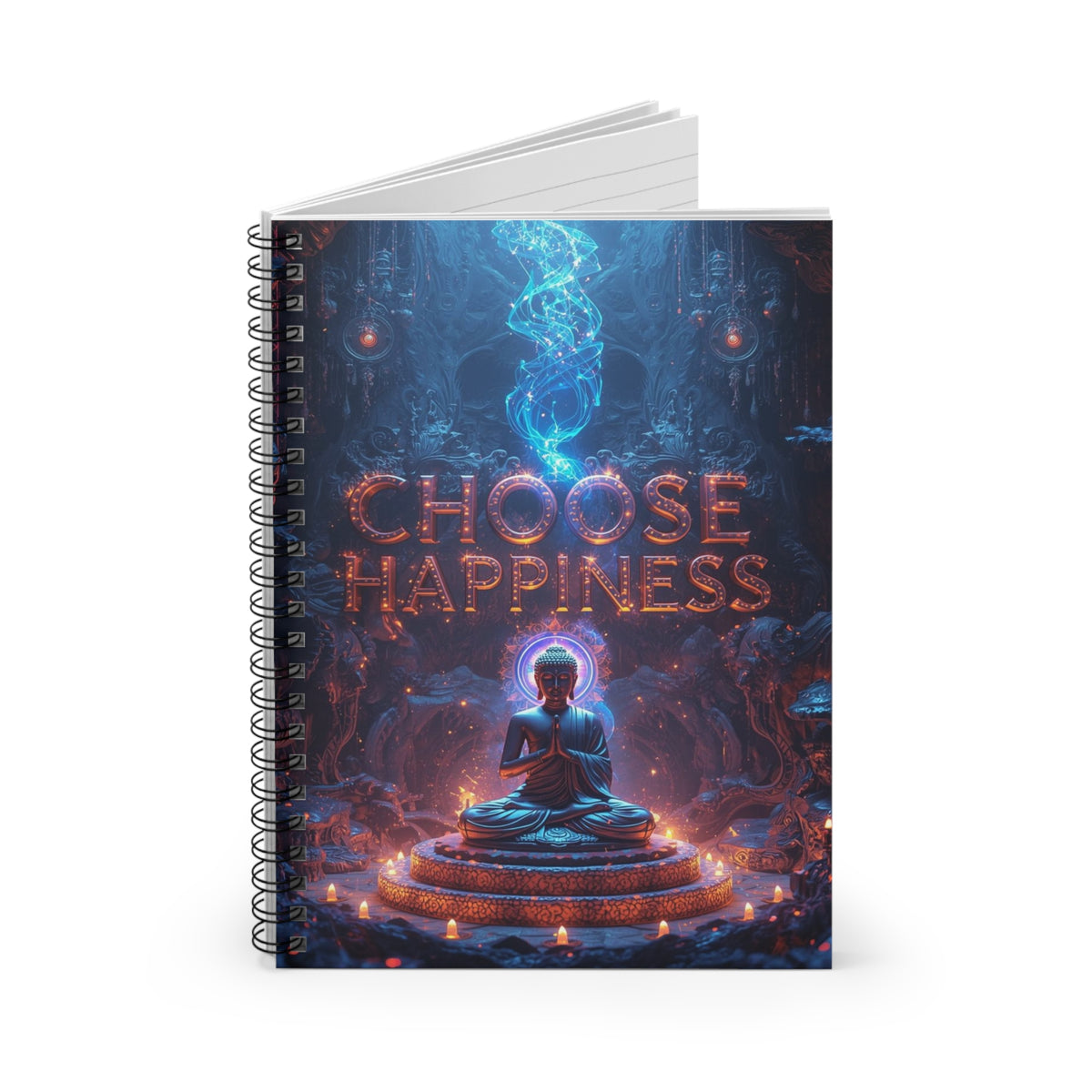 Choose Happiness Spiral Notebook Ruled Journal for Positivity & Daily Notes