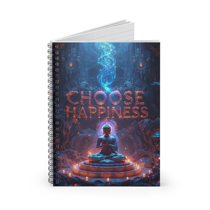 Choose Happiness Spiral Notebook Ruled Journal for Positivity & Daily Notes
