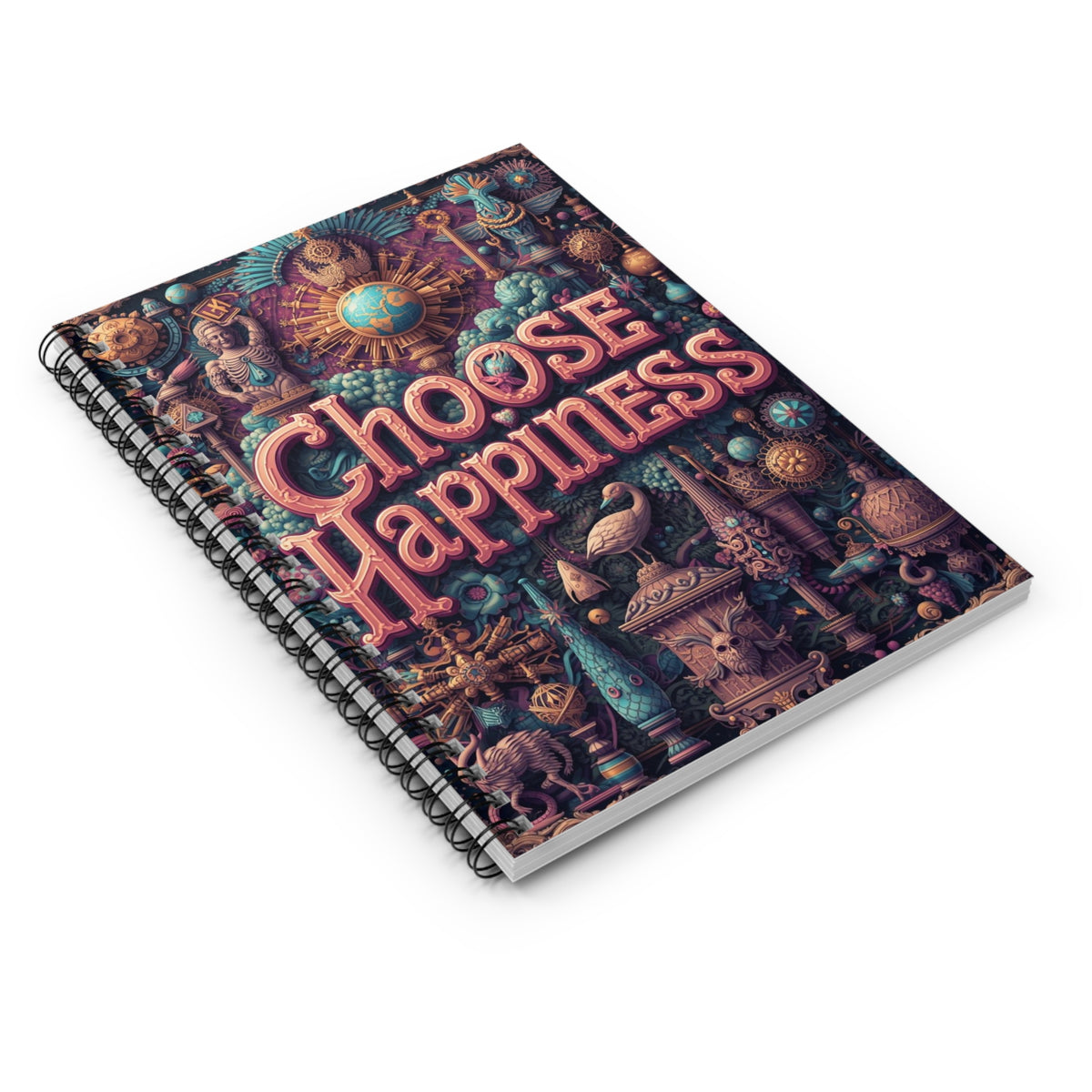 Choose Happiness Spiral Notebook