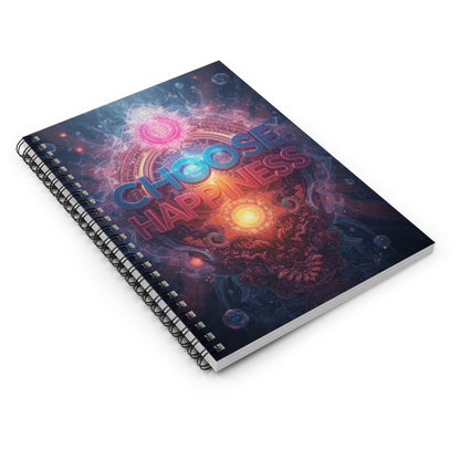 Choose Happiness Spiral Notebook Ruled Journal for Positivity & Daily Notes
