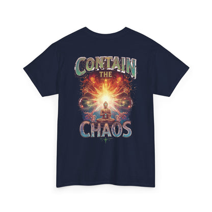 Contain The Chaos Unisex Tee, Positive Mindset Shirt
