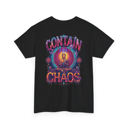 Contain The Chaos Unisex Tee, Positive Mindset Shirt