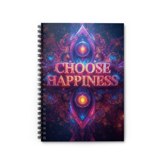 Choose Happiness Spiral Notebook