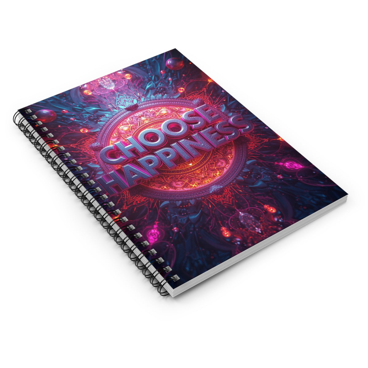 Choose Happiness Spiral Notebook Ruled Journal for Positivity & Daily Notes