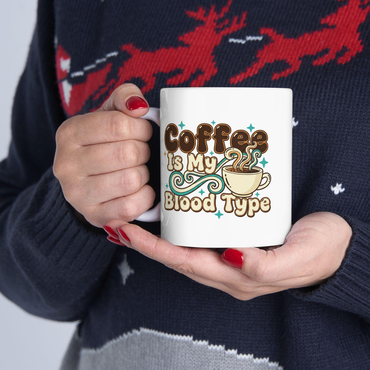 Coffee Is My Love Language Mug | Cute Coffee Cup Illustration